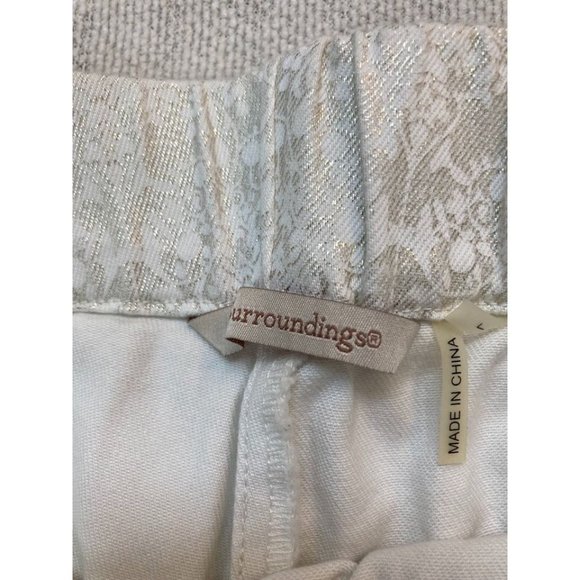 SOFT SURROUNDINGS Midas Touch Gold Pull on Pants. Size L - Picture 3 of 6